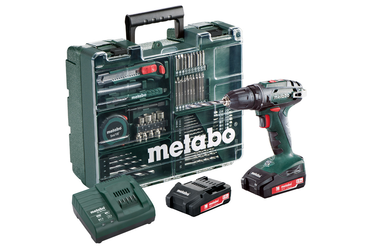 METABO BS 18 Li-Ion aku vrtačka 2x2