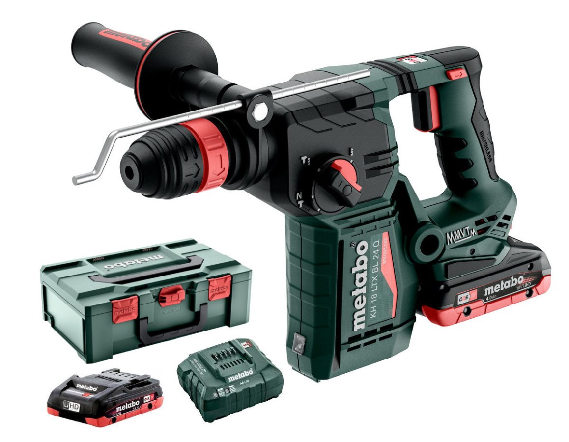 METABO KH 18 LTX BL 24 Q aku kombinované kladivo 18V 2x4Ah LiHD metaBOX 601714800