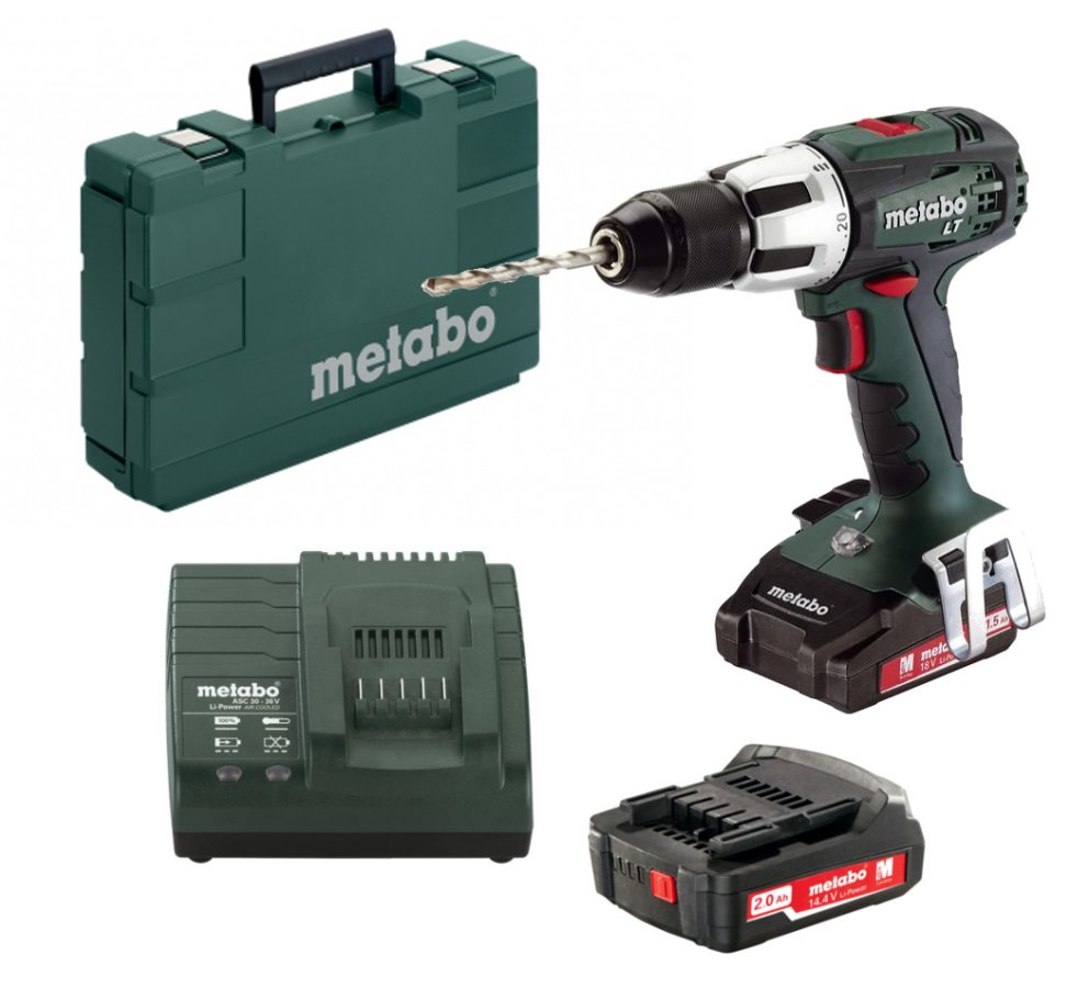 METABO SB 18 LT Compact příklepová aku vrtačka 2x2