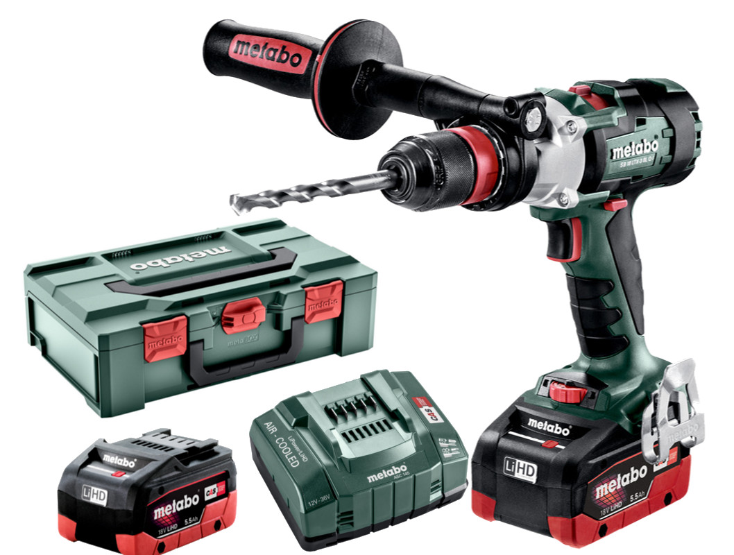 METABO SB 18 LTX-3 BL Q I příklepová aku vrtačka 18V 2x5