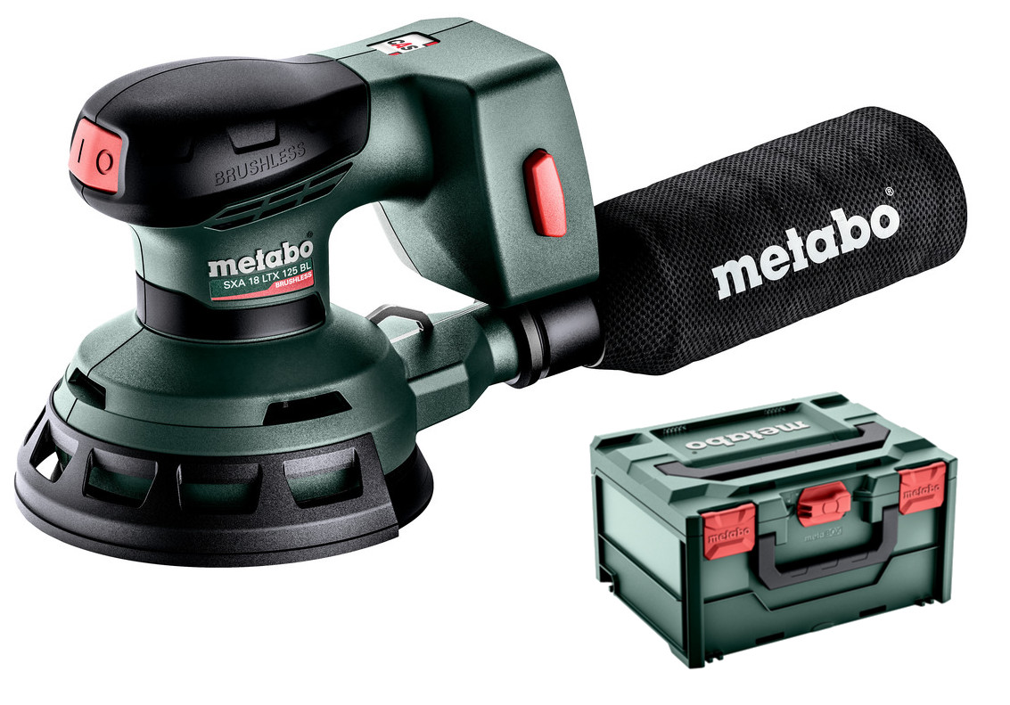 METABO SXA 18 LTX 125 BL aku excentrická bruska v metaBOXU bez baterie 600146840