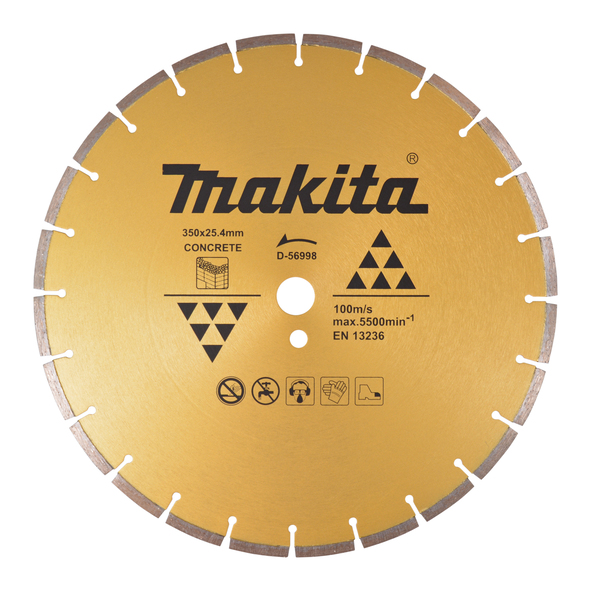 Makita diamantový kotouč 350x25.4x7.5MM beton D-56998