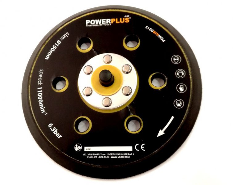 POWERPLUS 116.022.06 brusná deska k POWAIR0013 150mm