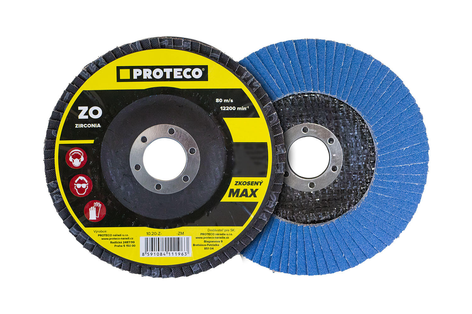 PROTECO 10.20-Z-115-040-ZM kotouč lamelový zkosený MAX 115 mm ZO