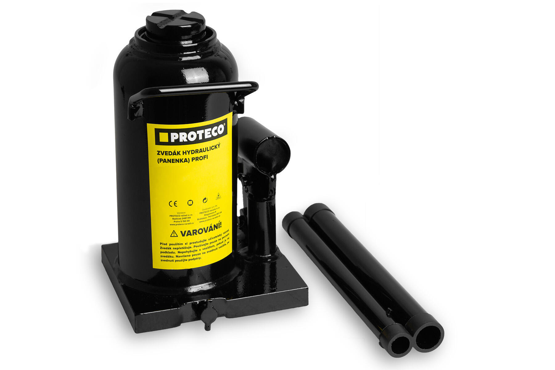 PROTECO 42.09-ZHP-12 hydraulický zvedák PROFI (panenka) nosnost 12t PROTECO