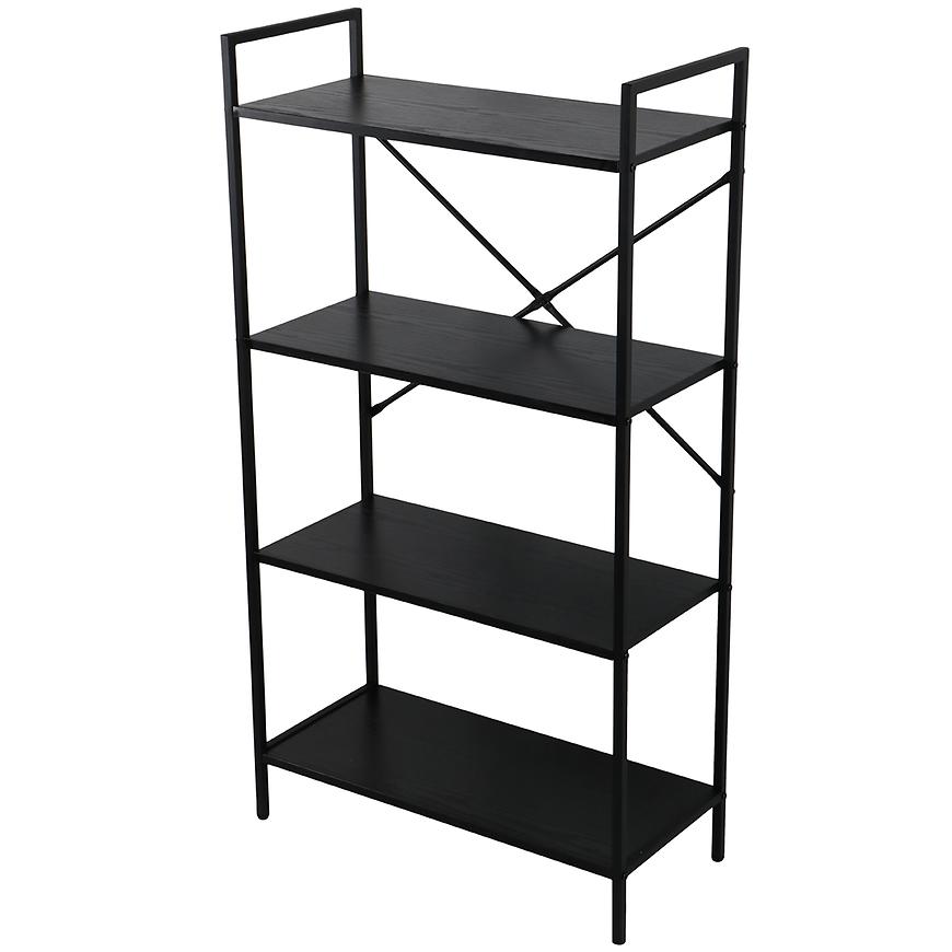 Regál Loft 8639 H black Baumax