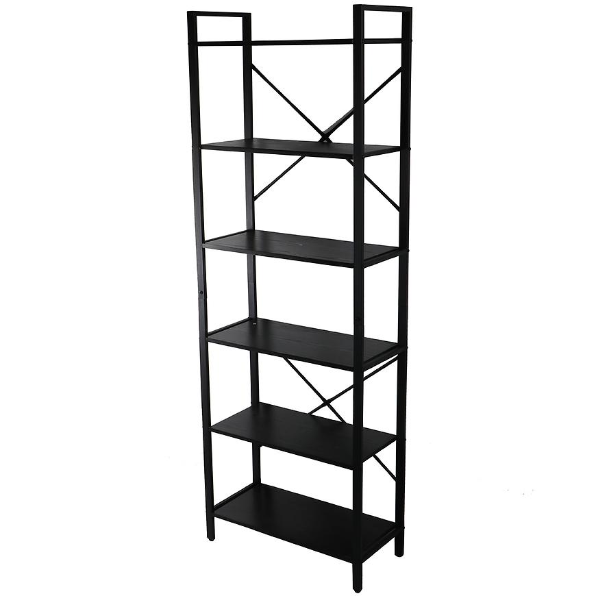 Regál Loft 8642 H black Baumax