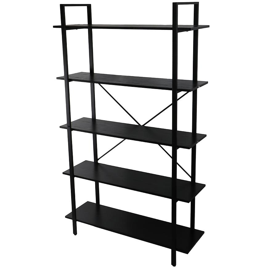 Regál Loft 8644 H black Baumax