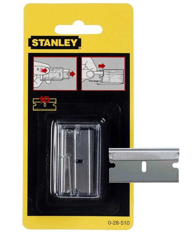 STANLEY 0-28-510 čepele 40mm do škrabky 0-28-500