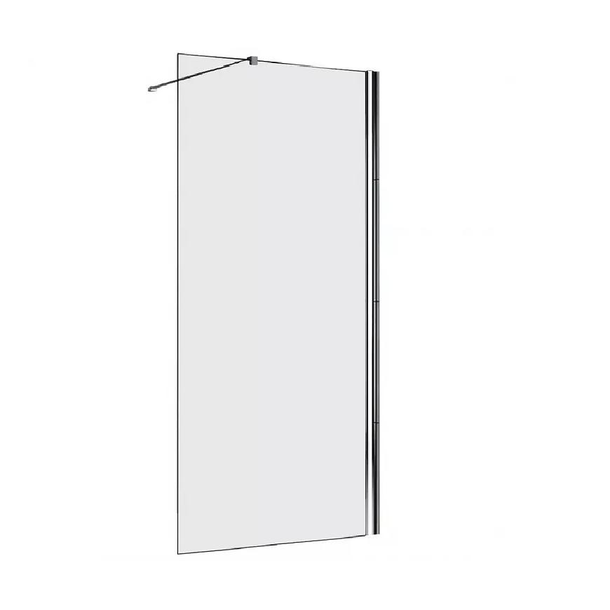 Sprchová zástěna WALK-IN Soft 80 x 195 chromový profil Aqua Mercado