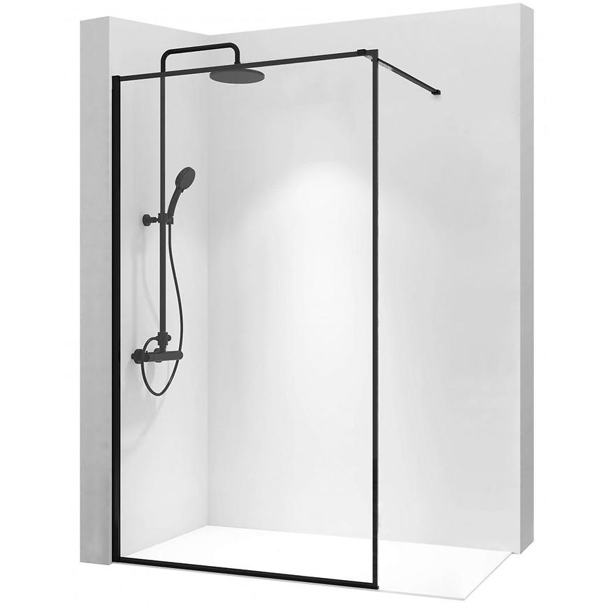 Sprchová zástěna Walk-in Bler Rea K7634 100x195 black Baumax