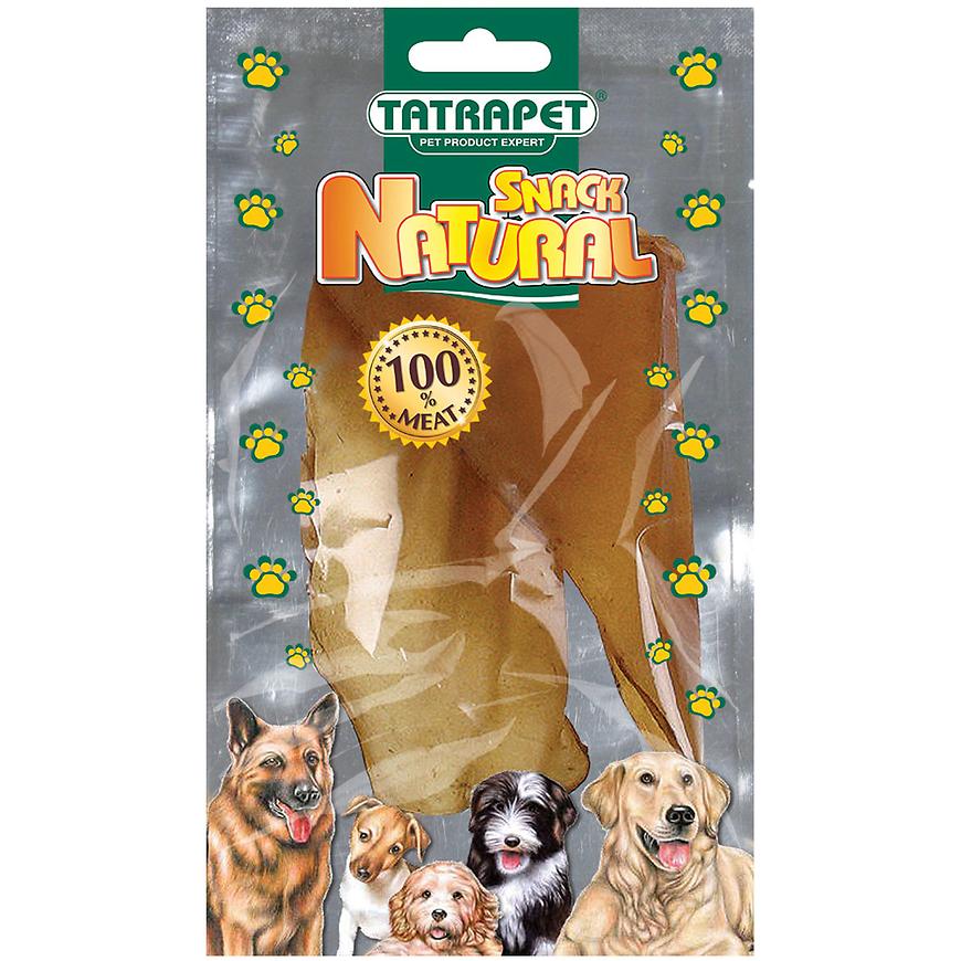 Sušené ucho hovězí 12-15 cm/2 ks 50 g Snack Natural Tatrapet