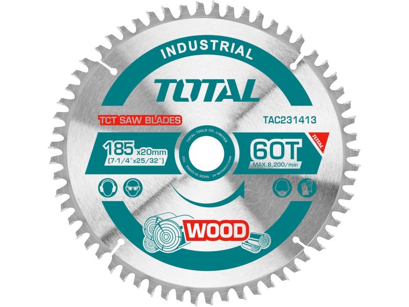 TOTAL TAC231413 vidiový pilový kotouč 185x20mm 60z industrial