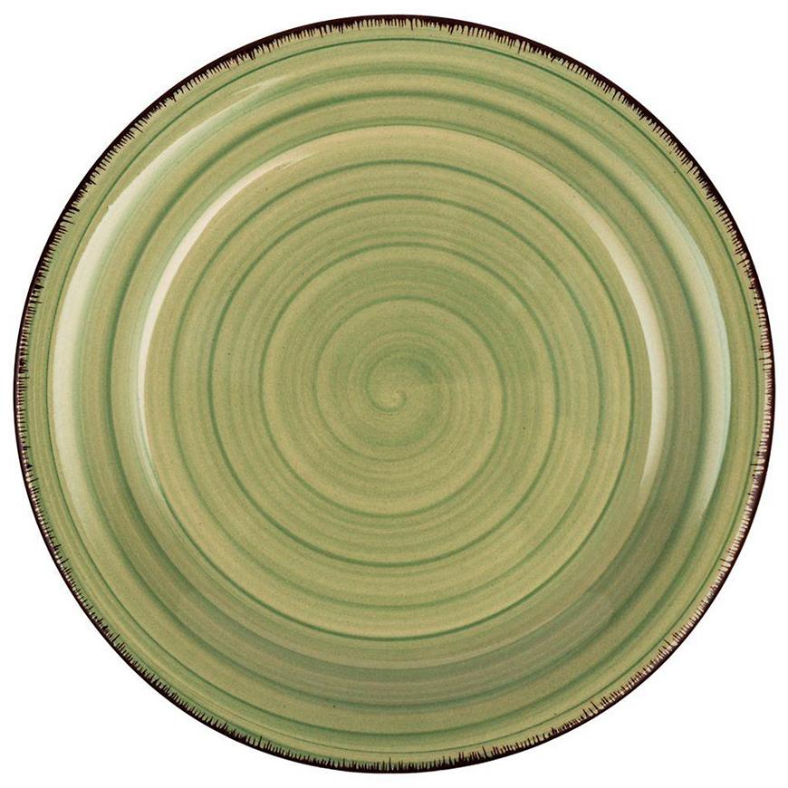 Talíř Lines Oil Green dezertní 19 cm