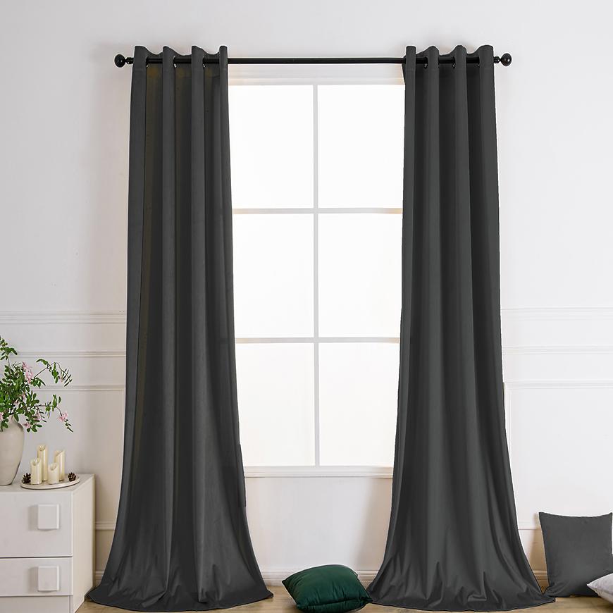 Závěs na průchodkách VELVET PB103/200G/M2/47140x250 cm šedá Baumax