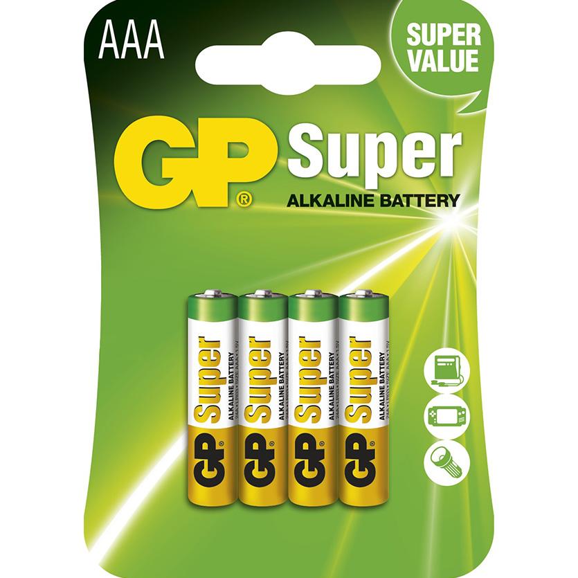 Alkalická baterie GP Super AAA (LR03)