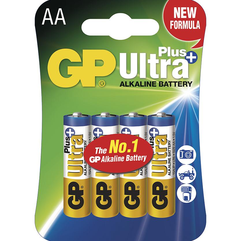 Alkalická baterie GP Ultra Plus AA (LR6)