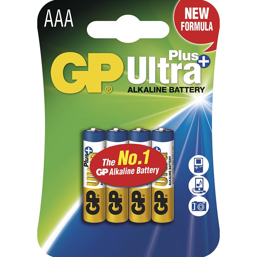 Alkalická baterie GP Ultra Plus AAA (LR03)