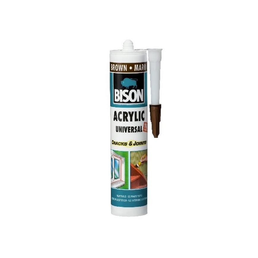 BISON ACRYLIC UNIVERSAL HNĚDÝ 300 ml