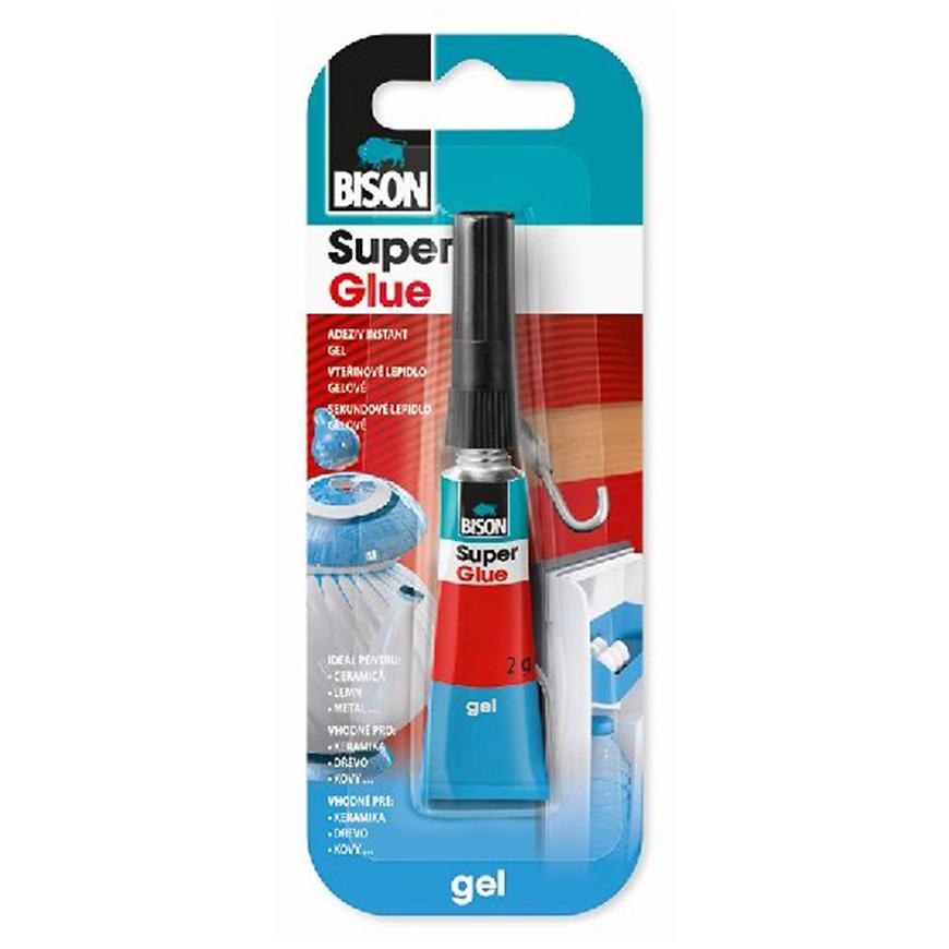 BISON SUPER GLUE GEL 2 g Jumbo Card