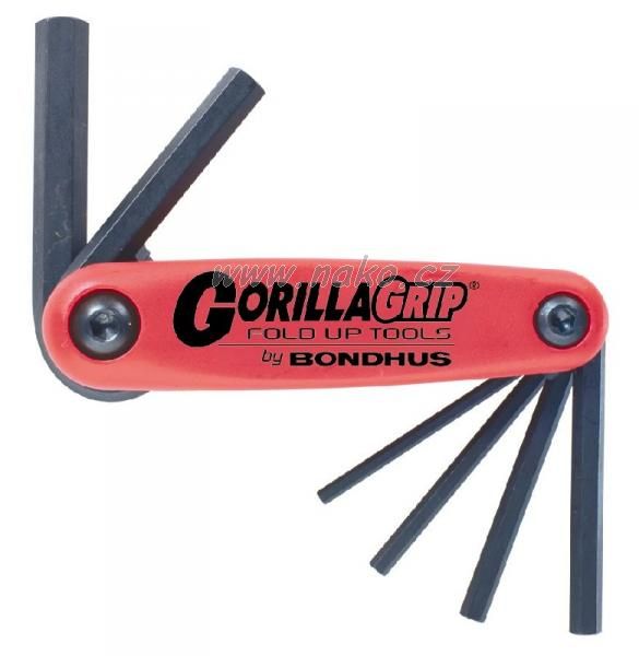 BONDHUS 12587 Gorilla Grip sada imbus klíčů (2