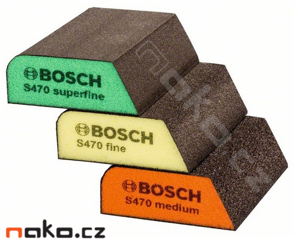 BOSCH S470 leštící houba set 3ks 2608901174