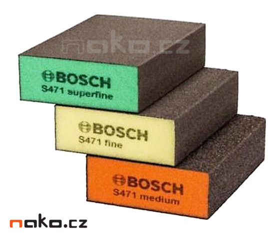 BOSCH S471 leštící houba set 3ks 2608901175