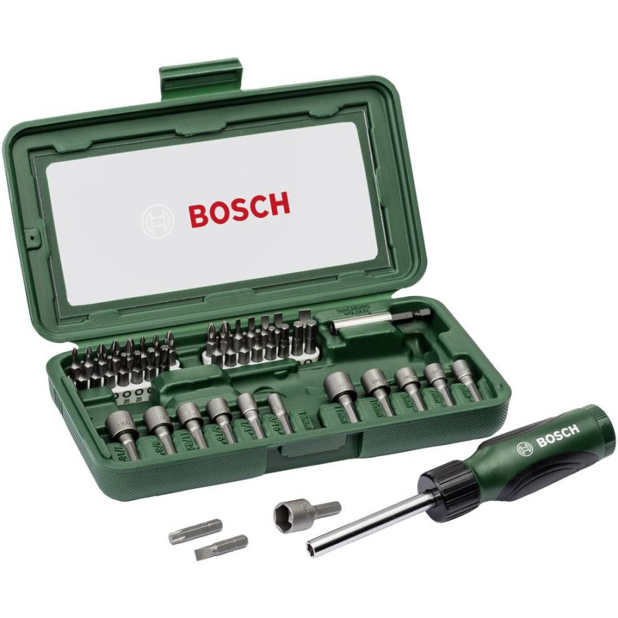 BOSCH sada bitů s držákem 46 dílů 2607019504