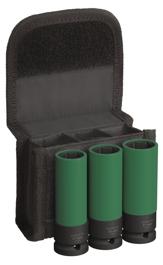 BOSCH sada rázových hlavic na litá kola PRO Impact Socket Set 17