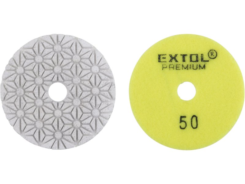 EXTOL PREMIUM 8803090 kotouč diamantový leštící P50 na obklady 100mm suchý zip