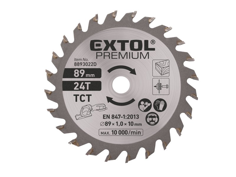 EXTOL PREMIUM 8893022D kotouč pilový s SK plátky 89x1