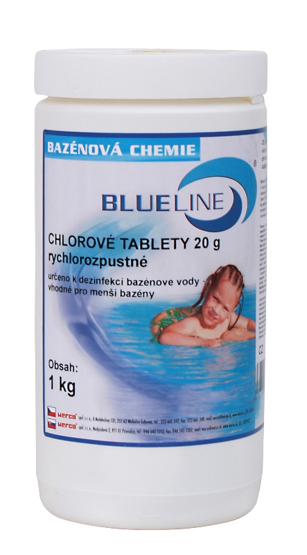 HECHT 504601 tablety chlorové - rychlorozpustné 1kg/200g