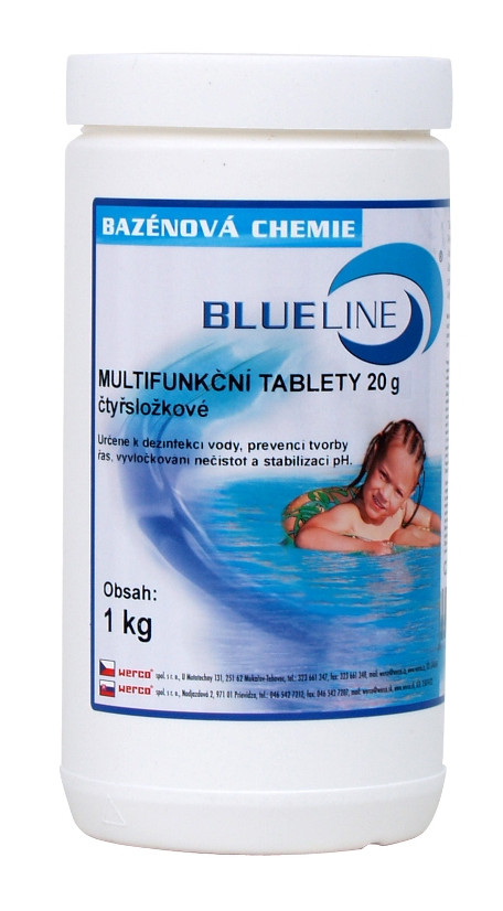 HECHT 508601 tablety multifunkční čtyřsložkové MINI 1kg/20g