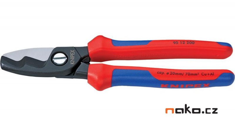 KNIPEX 9512200 kabelové nůžky s dvojitým břitem