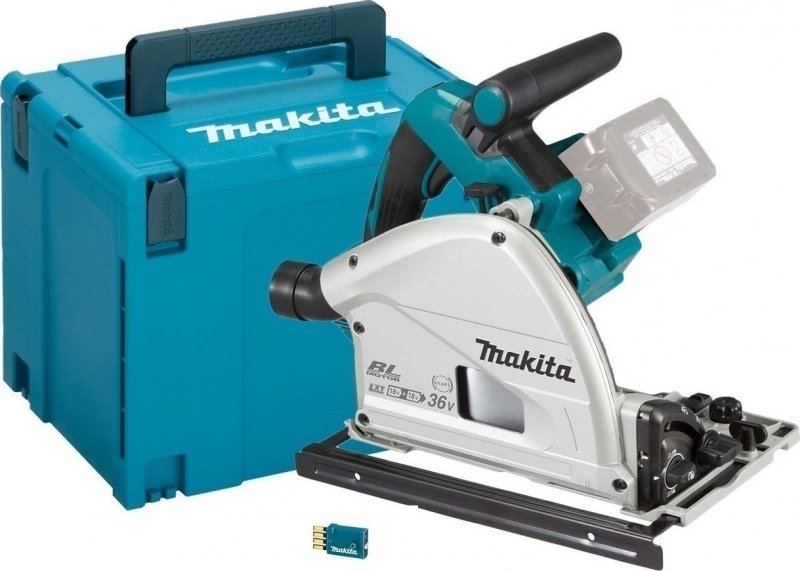 MAKITA DSP601ZJU aku ponorná pila s AWS 2x18V bez aku