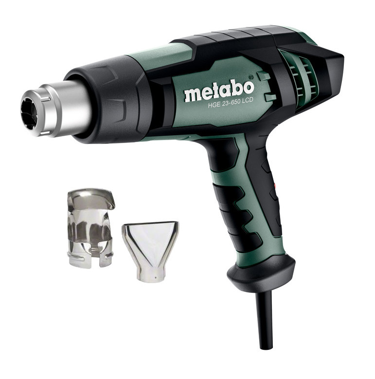 METABO HGE 23-650 LCD horkovzdušná opalovací pistole s hubicemi 603065000