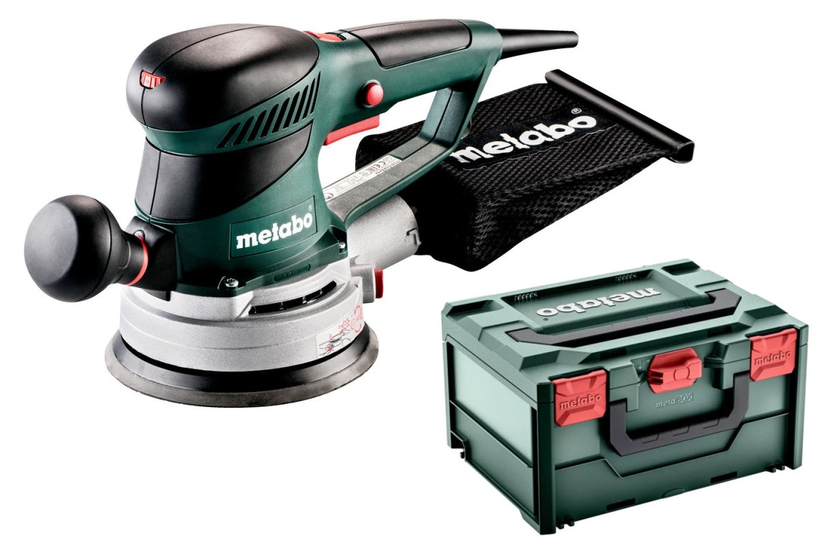 METABO SXE 450 TurboTec excentrická bruska + Metaloc 600129700