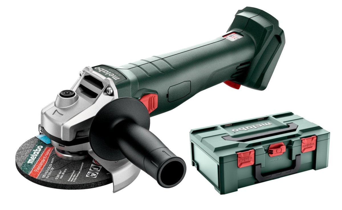 METABO W 18 7-125 aku úhlová bruska v metaBOXu