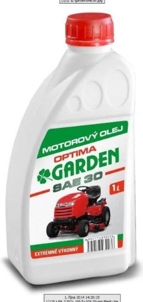 OPTIMA GARDEN SAE30 jednostupňový olej pro 4-takní motory 1l.