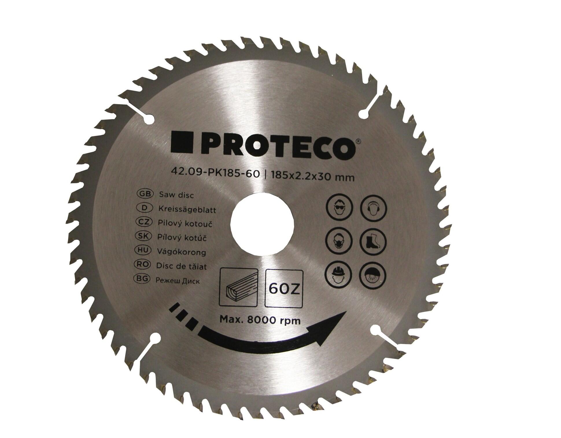 PROTECO 09-PK185-60 kotouč pilový SK 185x2