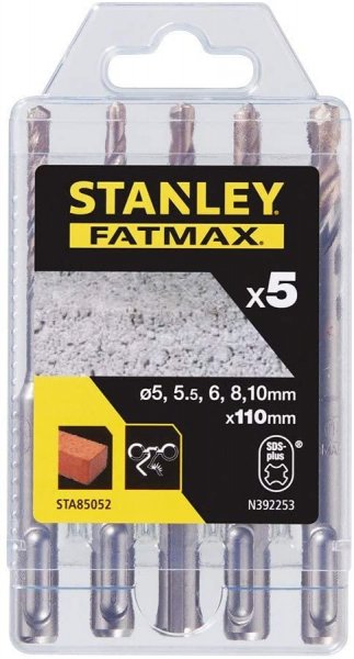 STANLEY STA85052 sada vrtáků SDS+ 5ks