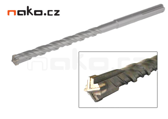 STAVTOOL P92660 vrták vidiový čtyřbřitý SDSmax 26x600mm